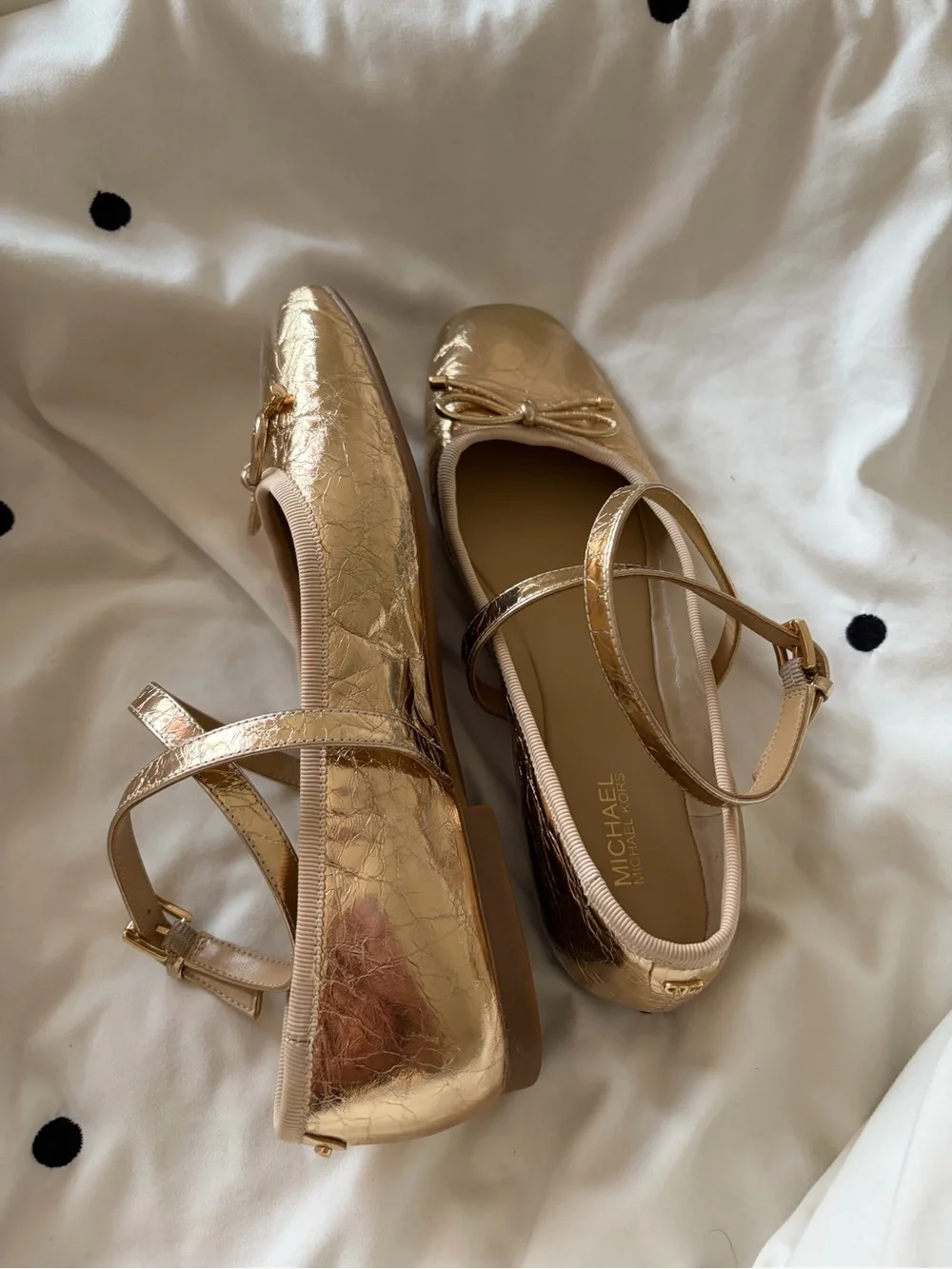 Michael Kors shiny metallic