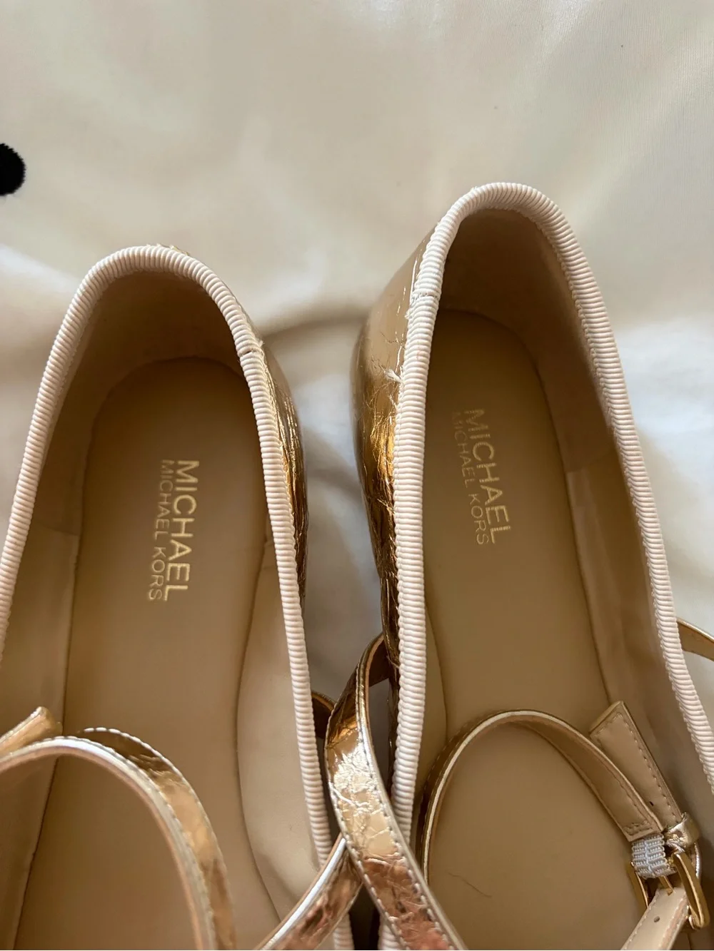 Michael Kors shiny metallic