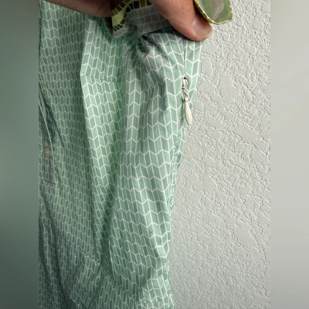 Tory Burch printed green
