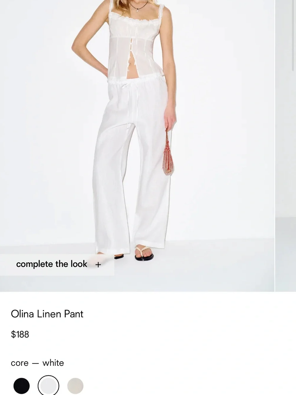 Reformation lightweight linen