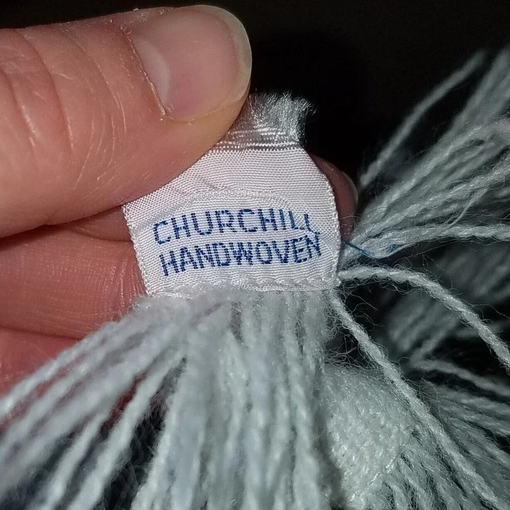 Churchill Handwoven solid white