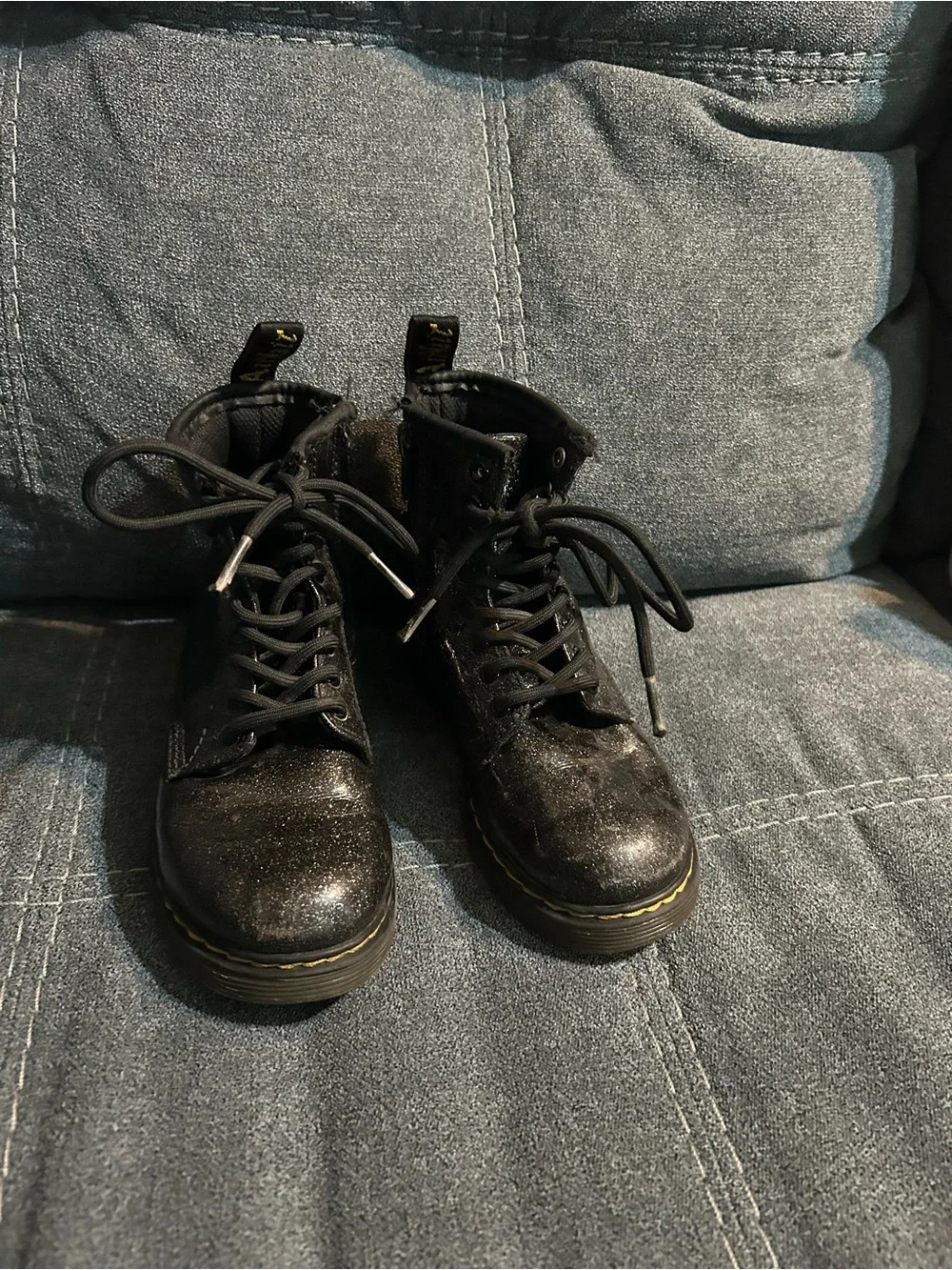 Dr. Martens shiny black