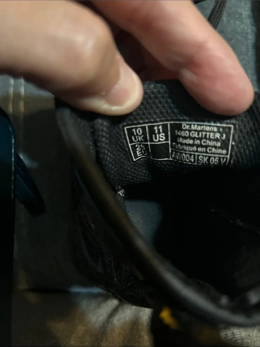 Dr. Martens shiny black