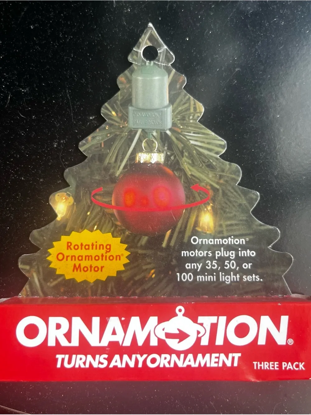 Ornamation- Rotating Ornament Motor - 3 pack New in Package