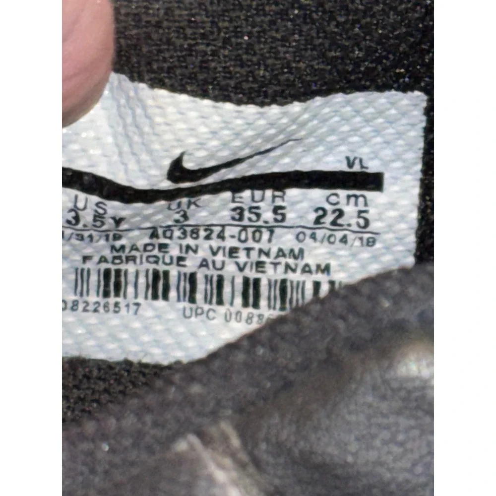 Nike measurements outsole