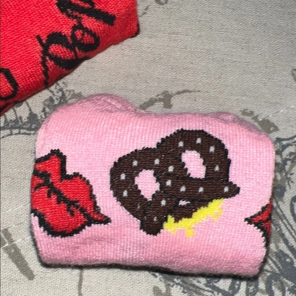 Betsey Johnson vibrant socks