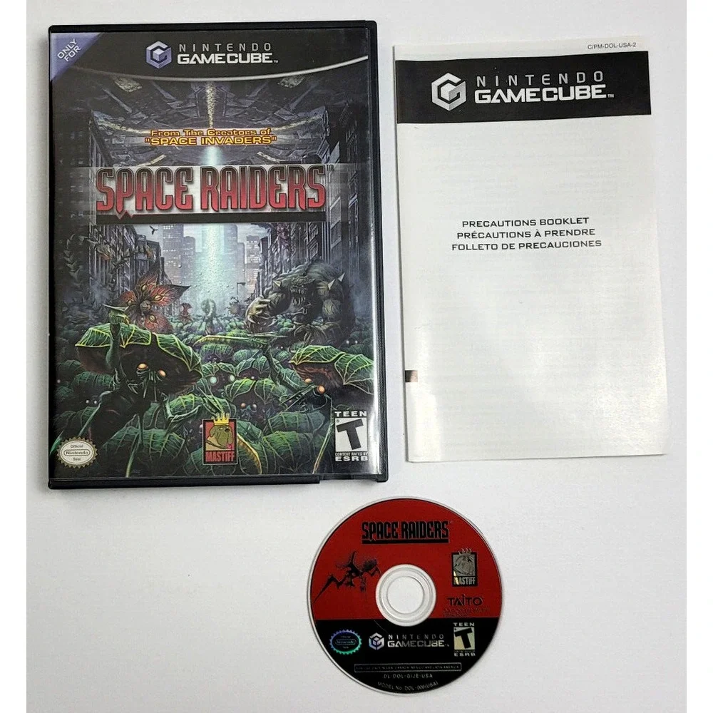 SPACE RAIDERS -  GAMECUBE GAME - GAME & CASE NINTENDO‎ GAMECUBE