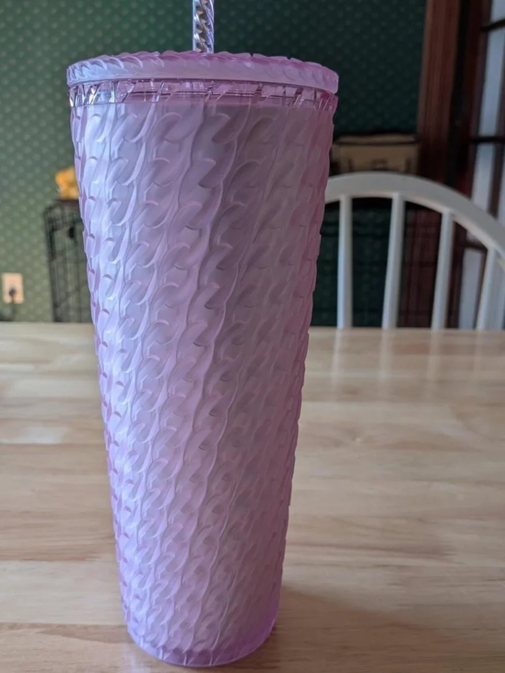 Starbucks pink chain