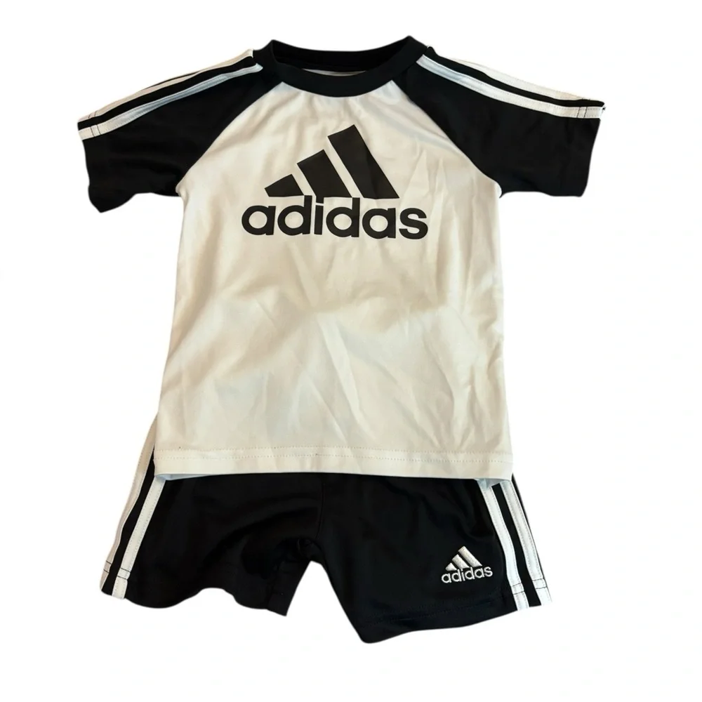ADIDAS | shorts and shirt outfit 12M
