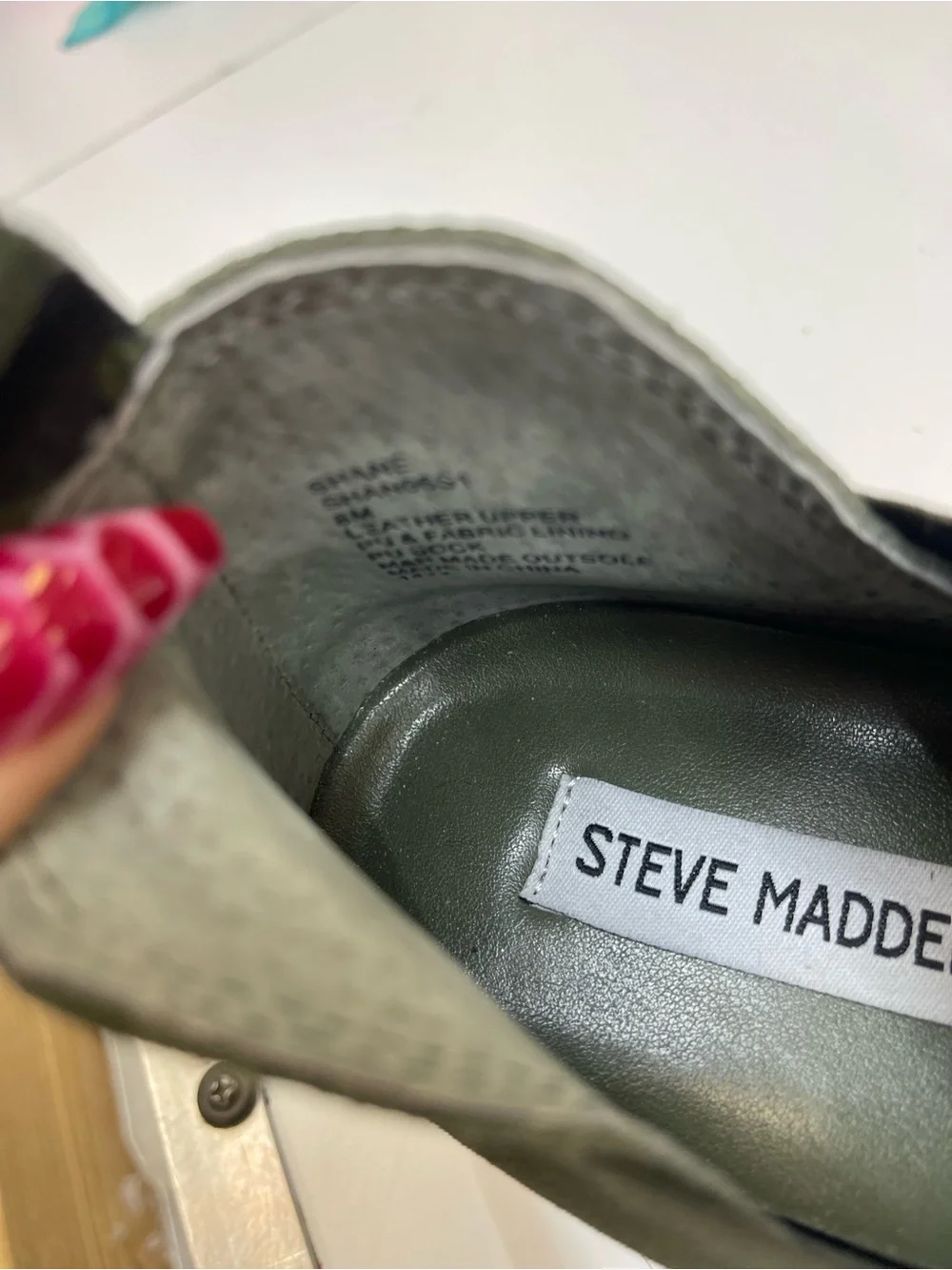 Steve Madden sneakers white sole