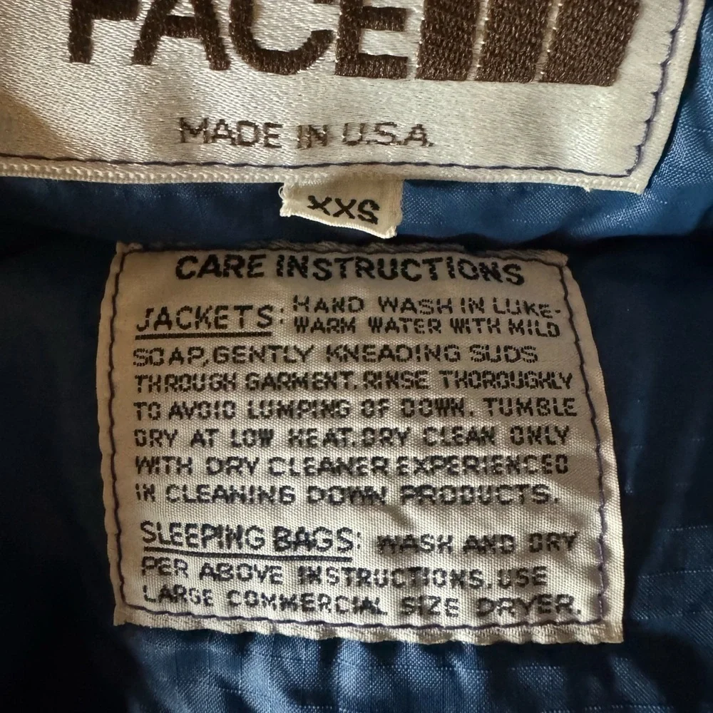 The North Face 26” label