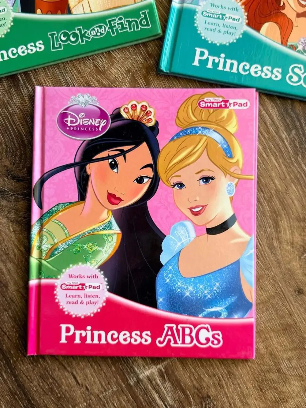Disney Princess My First Smart Pad Library Books Set of 3