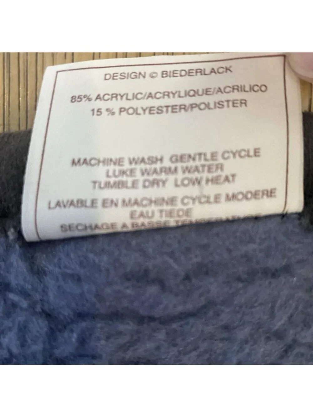 Biederlack vintage made