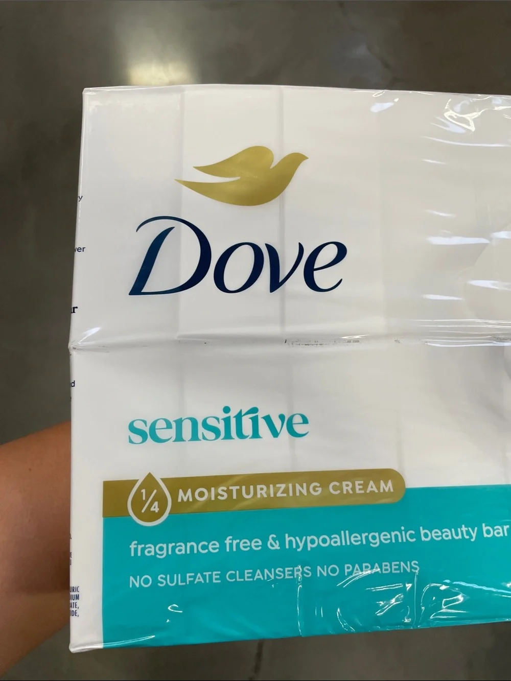 Dove sensitive moisturizing