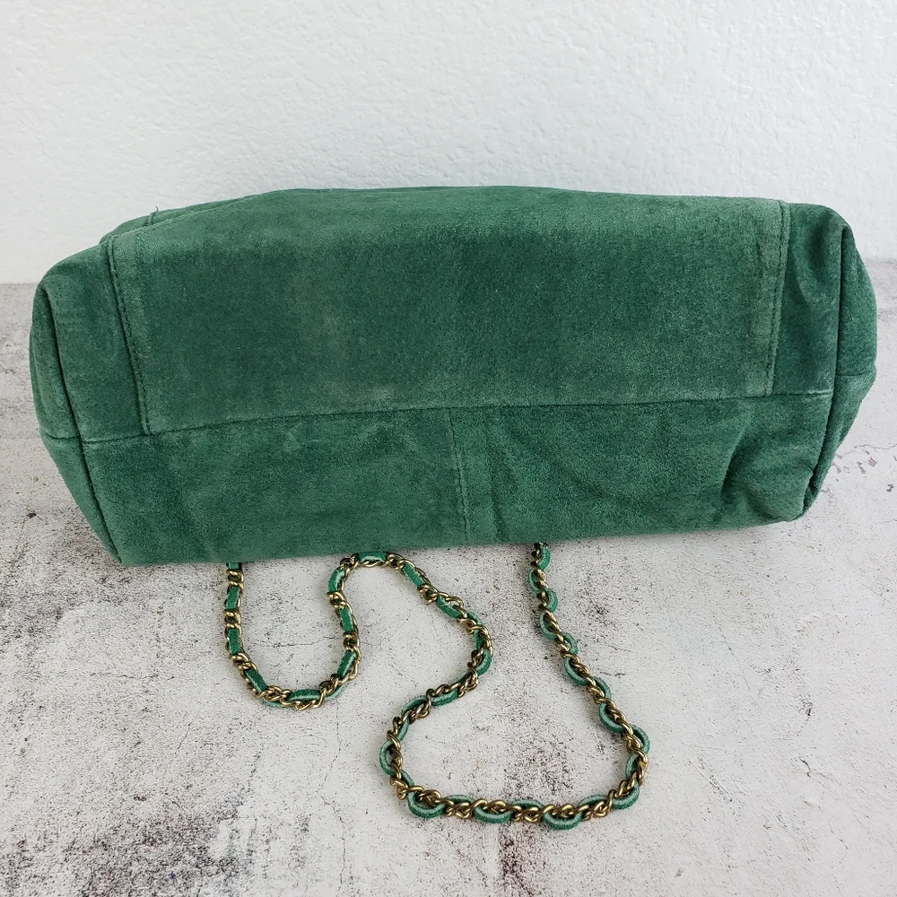 Vintage suede leather
