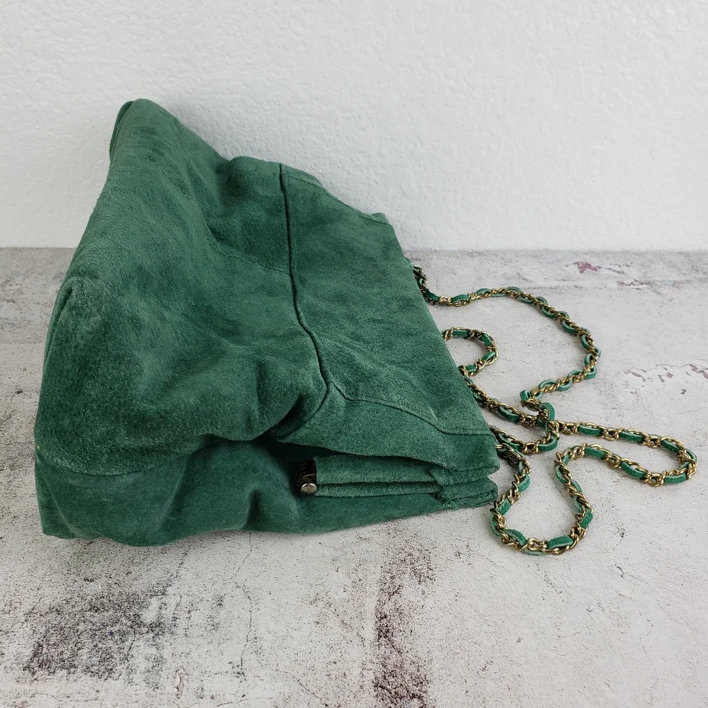 Vintage suede leather