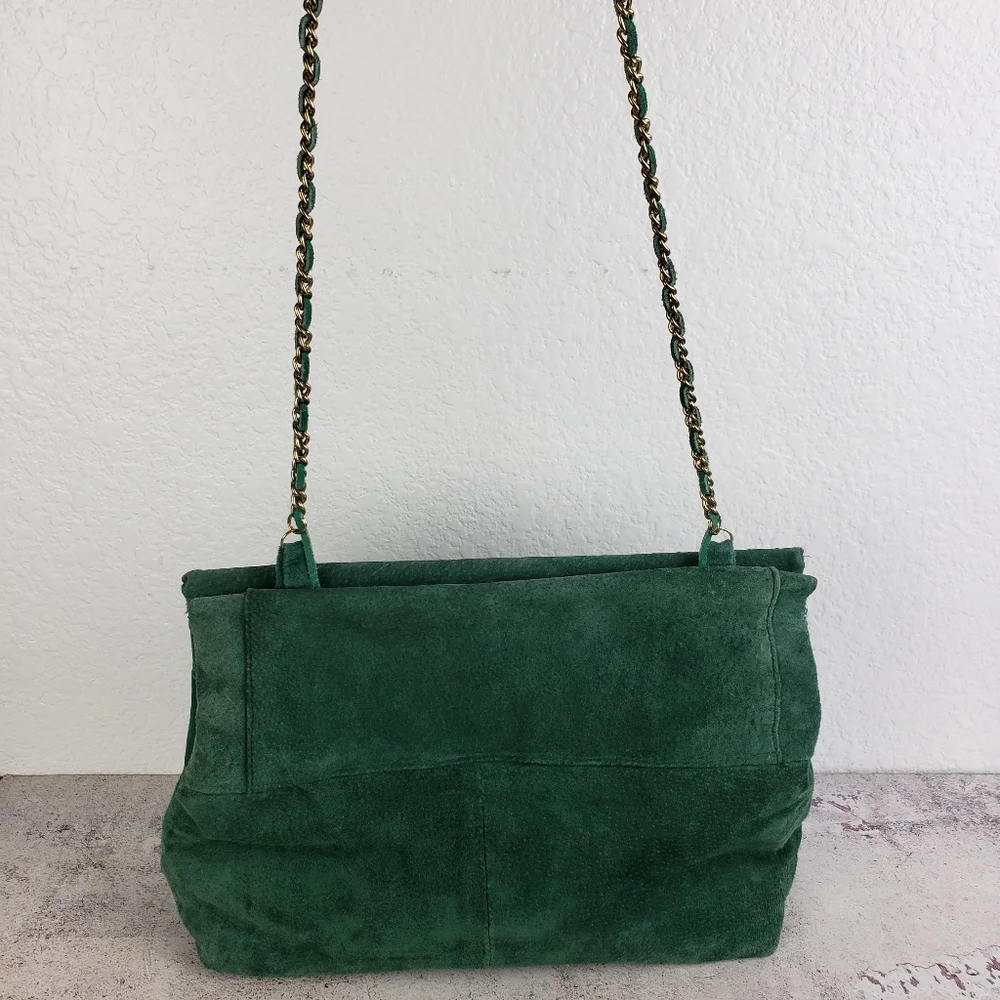 Vintage suede leather