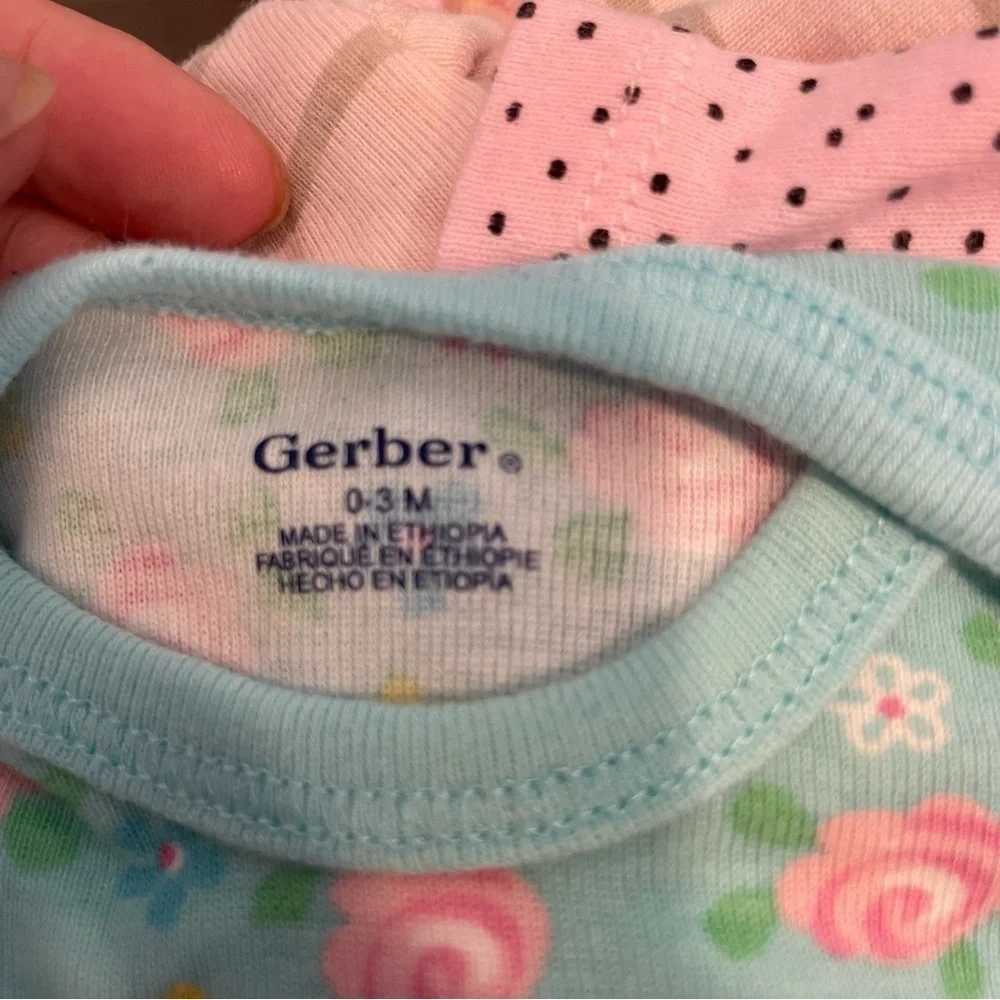 Assorted 0-3 Months Baby Onesies