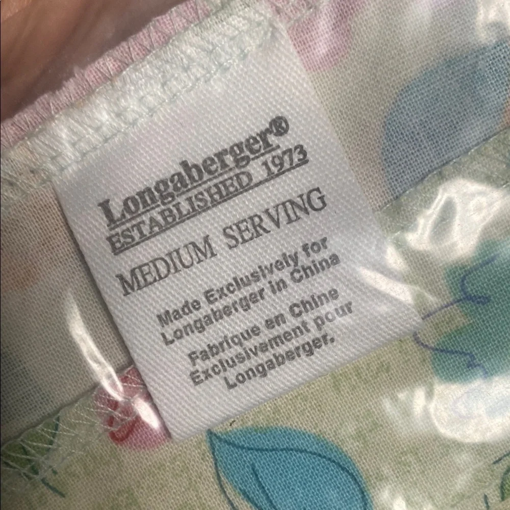 Longaberger medium serving