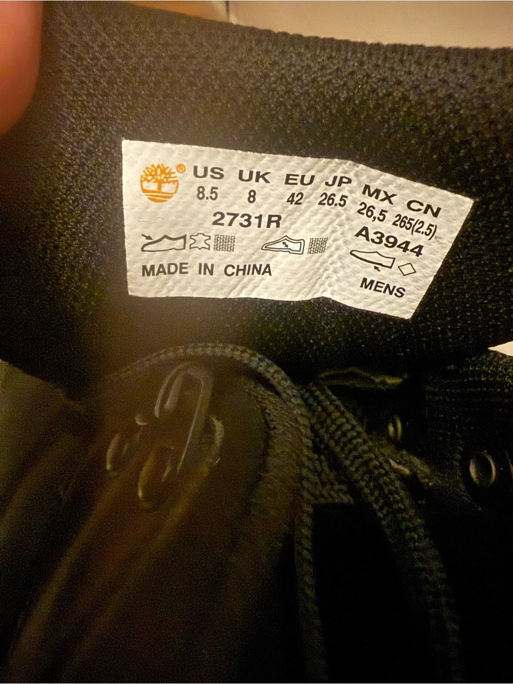 Timberland all black