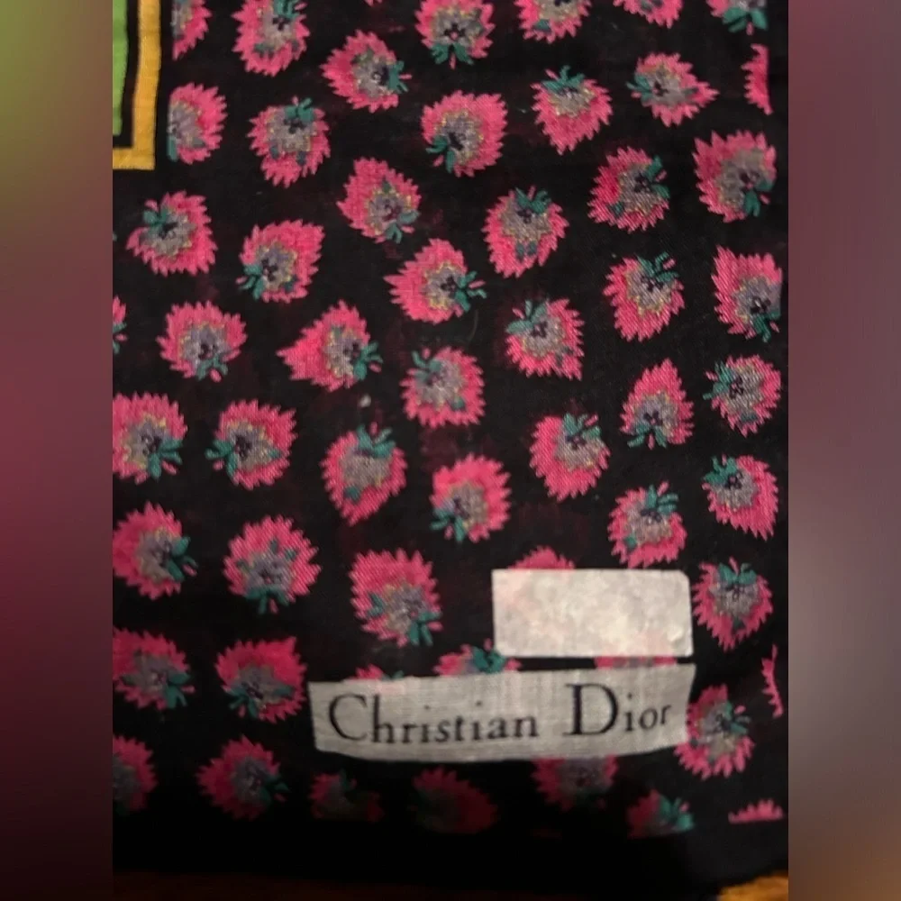 Dior abstract print