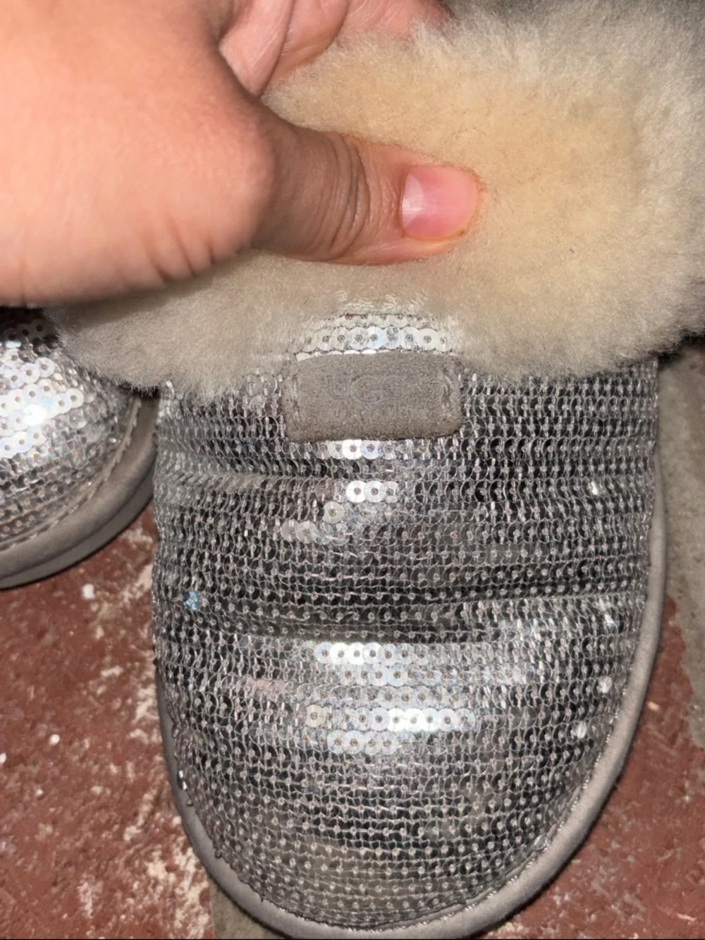 UGG sequin covered