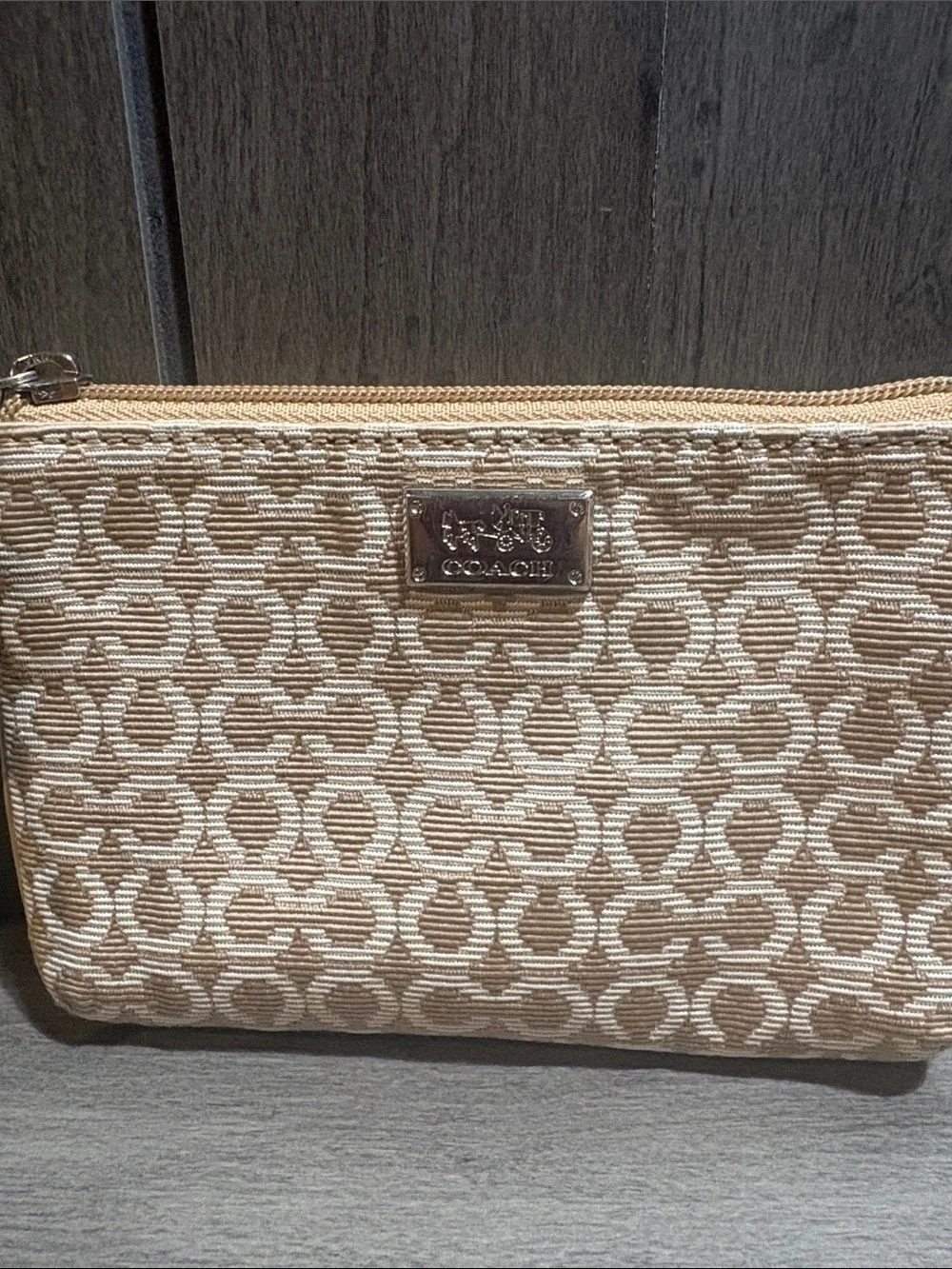 Coach compact wristlet