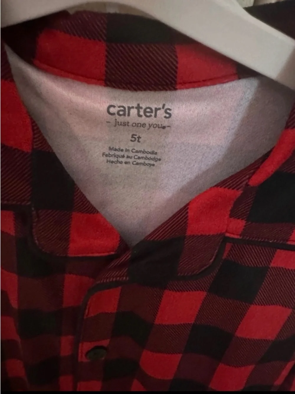 Carters red casual top