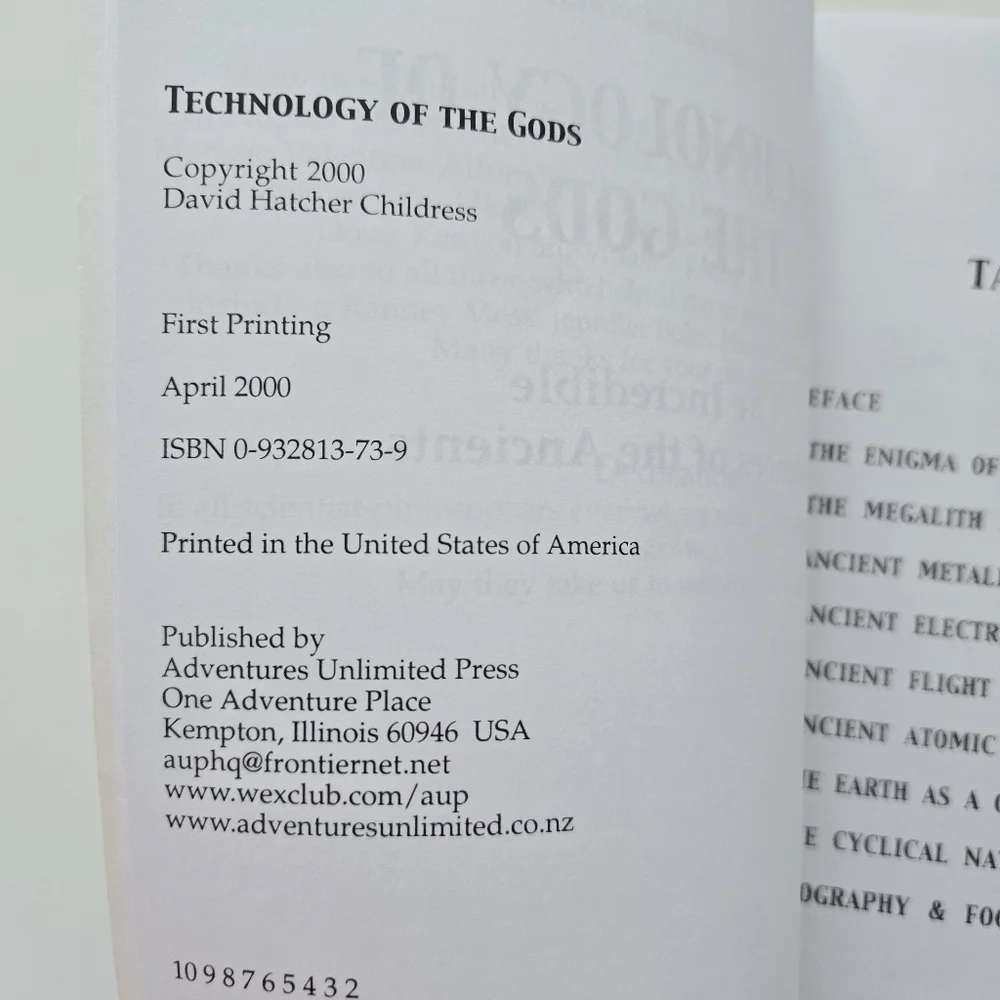 Book technology gods