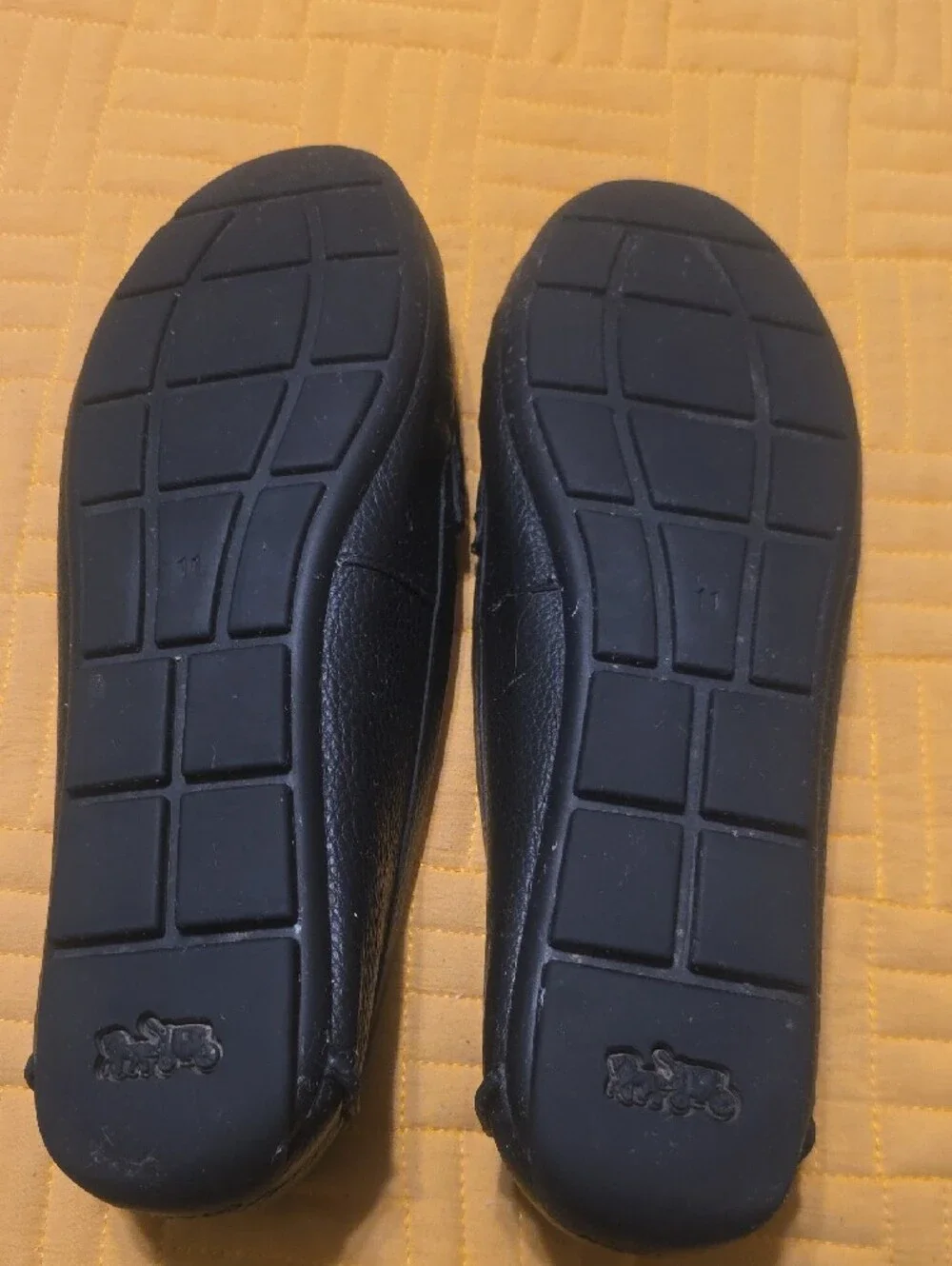 Coach leather loafers