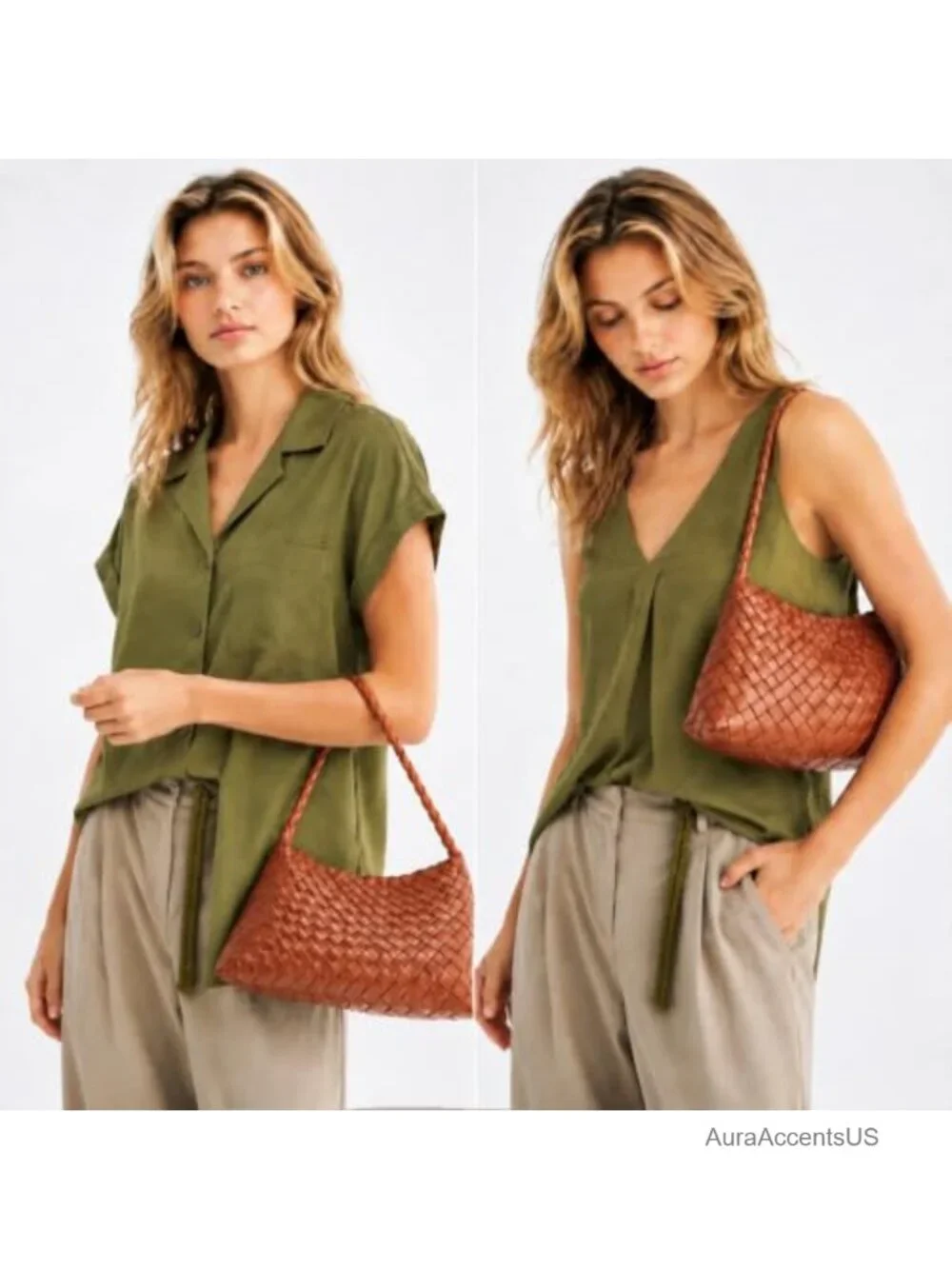 N/A handwoven pu