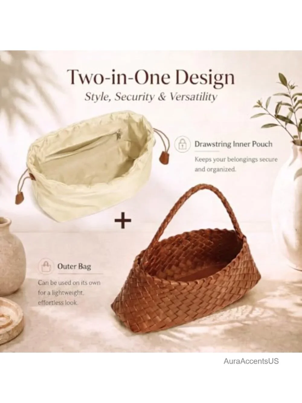 N/A handwoven pu