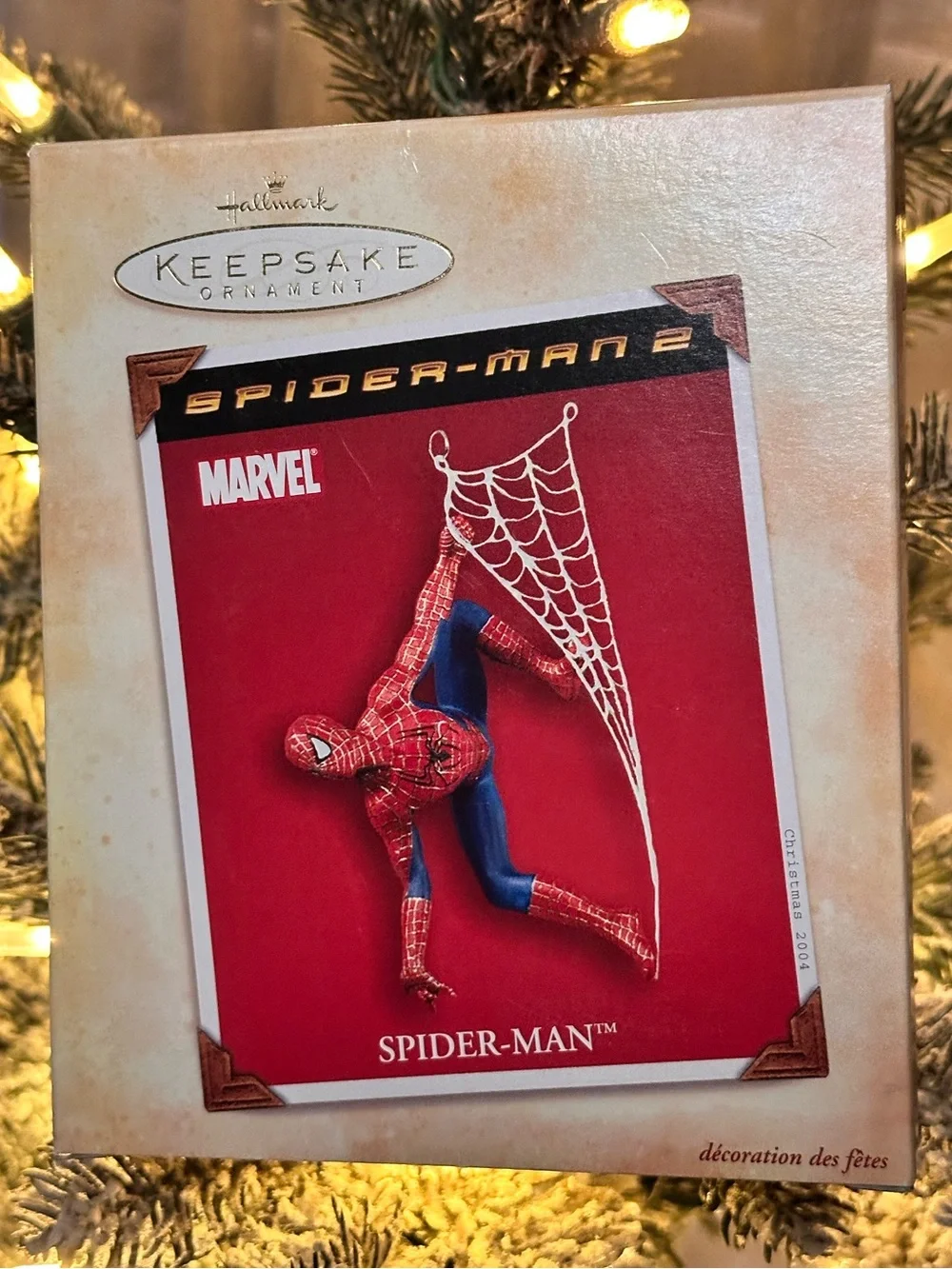 2004 Hallmark Keepsake Spider-Man Christmas Ornament – Marvel