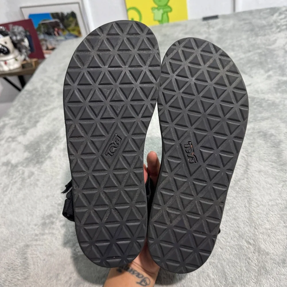 Teva Original Universal Mens Black Sport Sandals 1003987 Size 9
