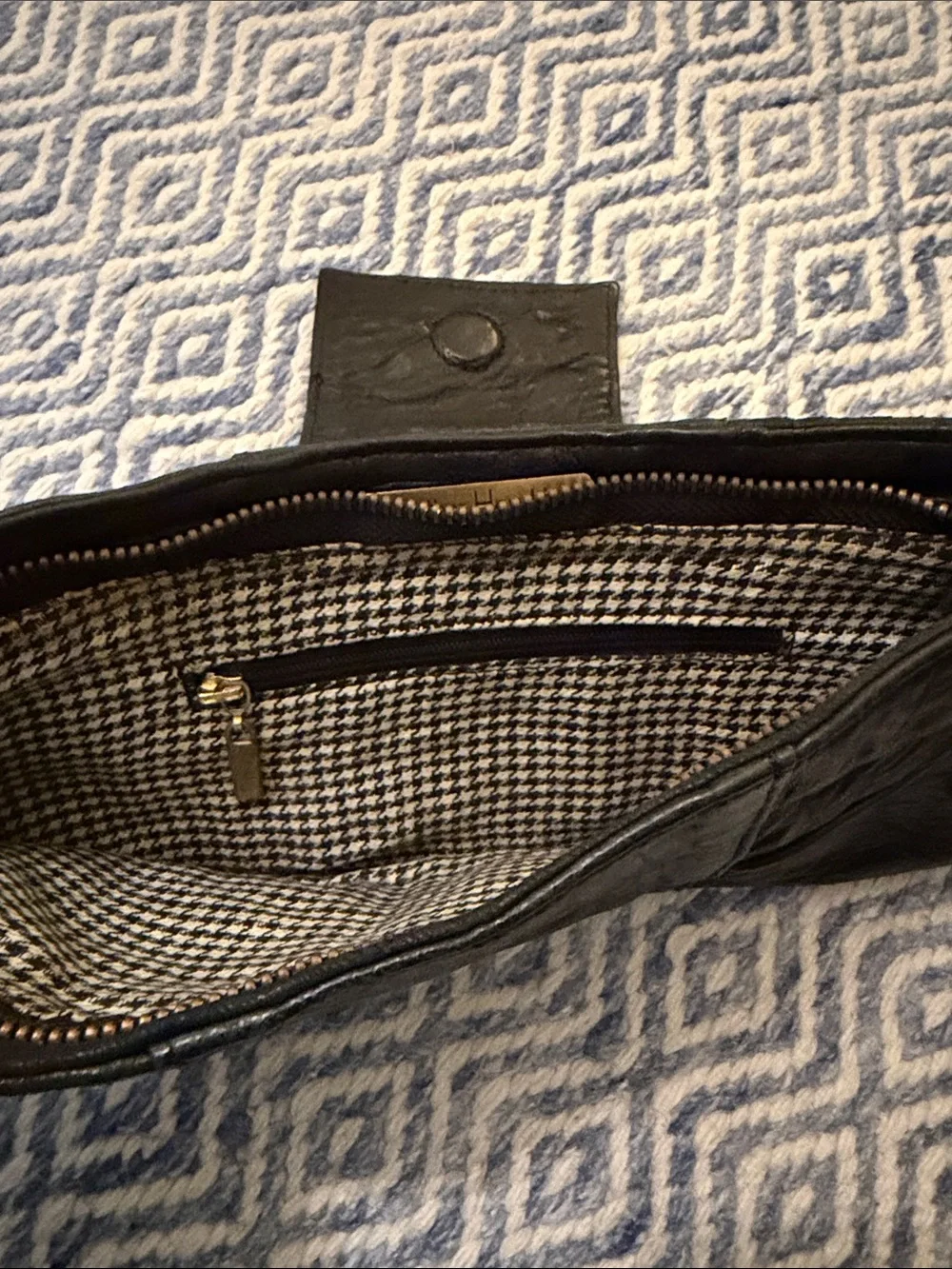 Heather Hawkins black leather
