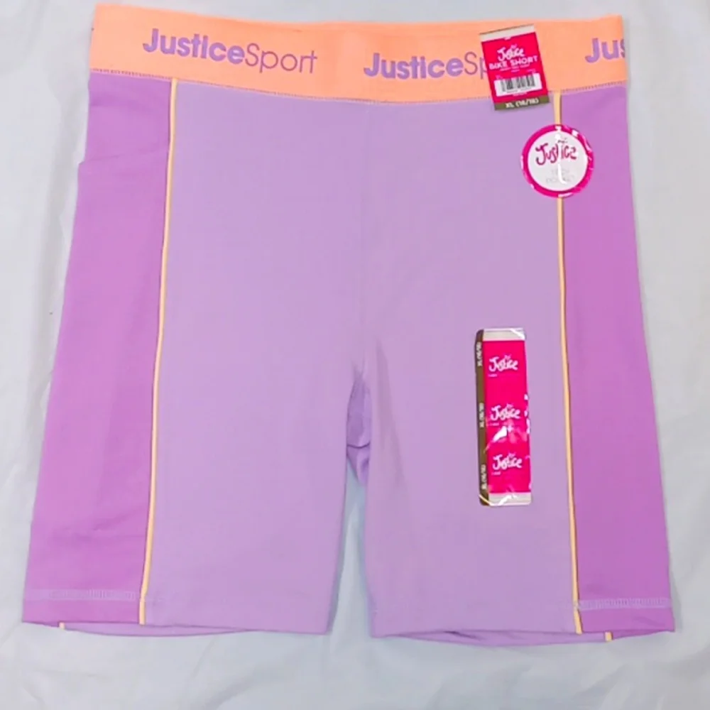Justice Girl's Bike Shorts. Size XL (16/18).