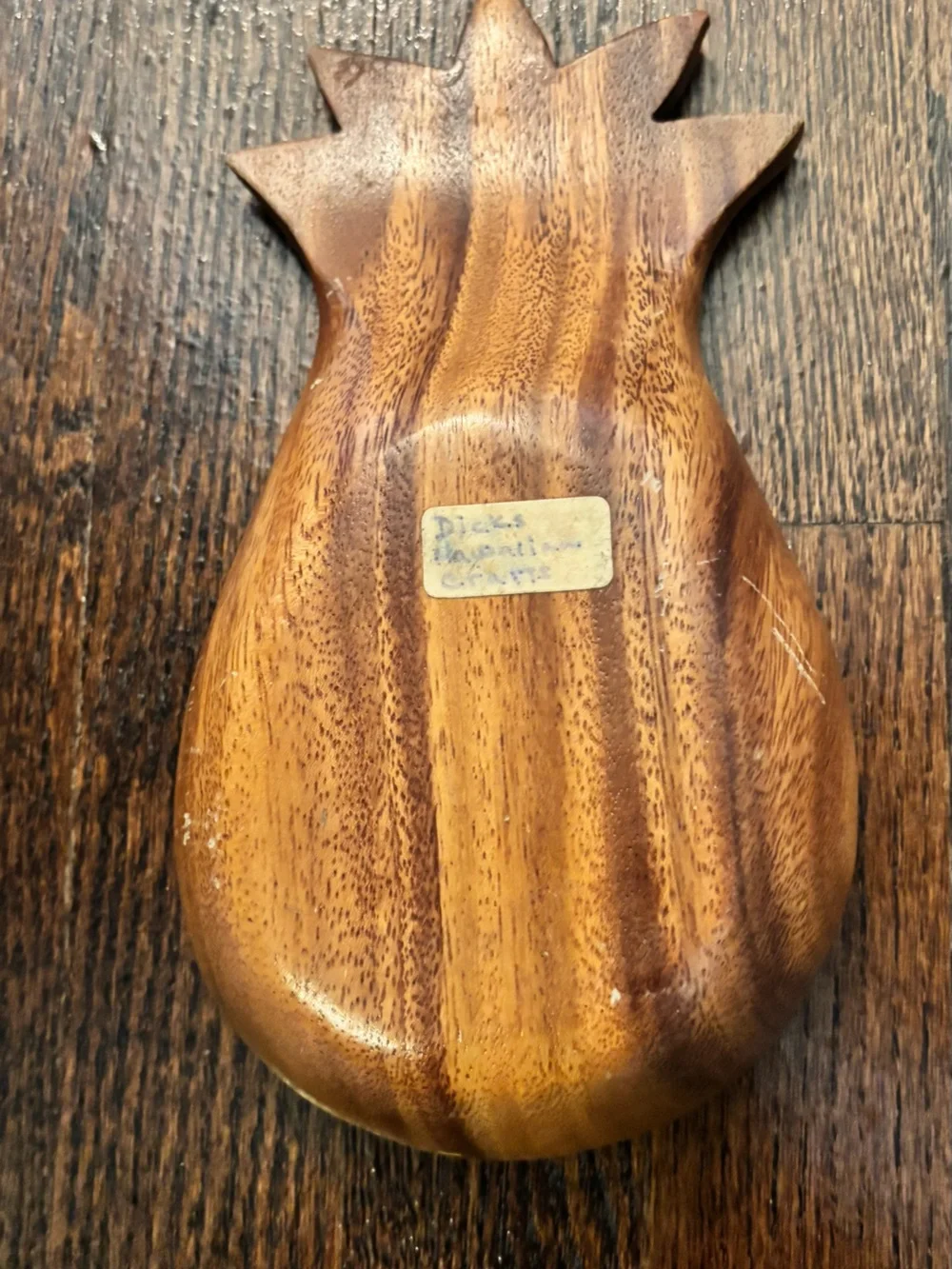 Vintage carved pineapple