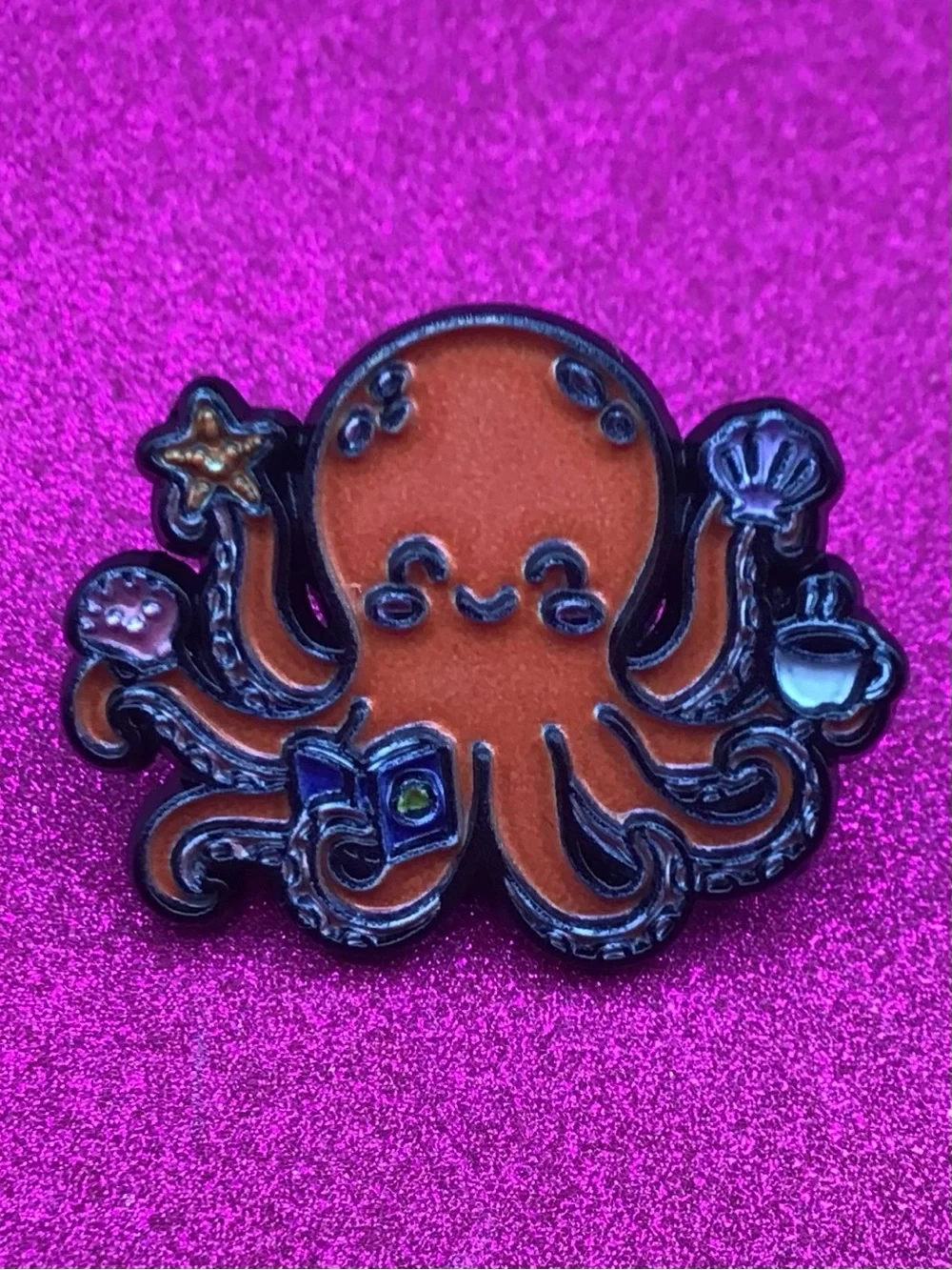 Octopus Enamel Pin