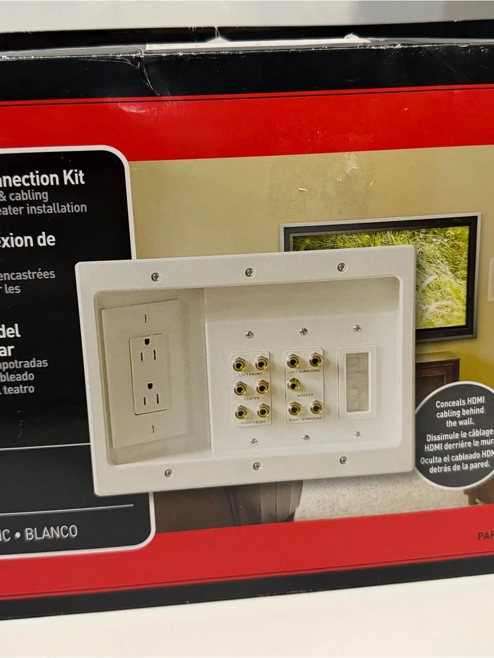 ⁠Legrand On-Q HT2103-WH-V1 In-Wall Home Theater Connection Kit NEW⁠