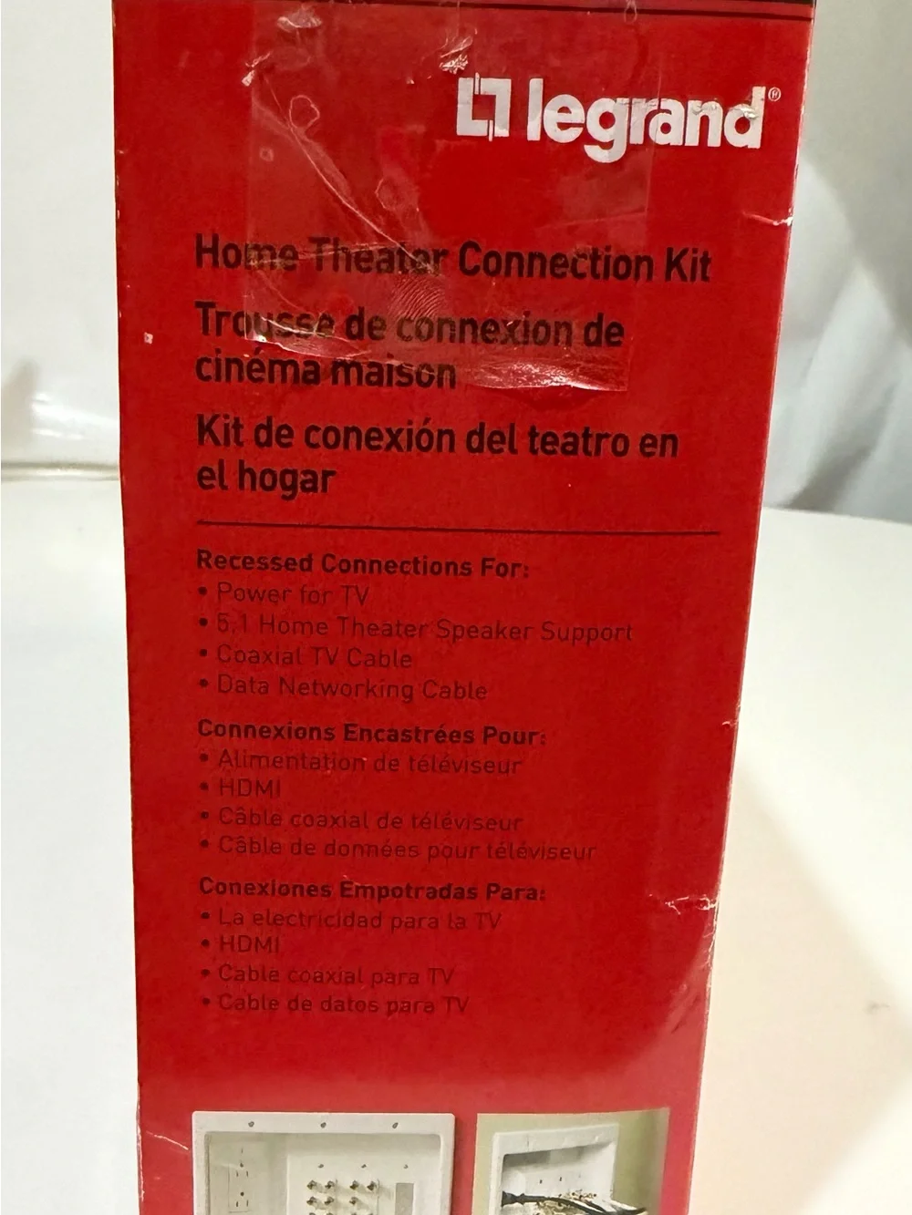 ⁠Legrand On-Q HT2103-WH-V1 In-Wall Home Theater Connection Kit NEW⁠