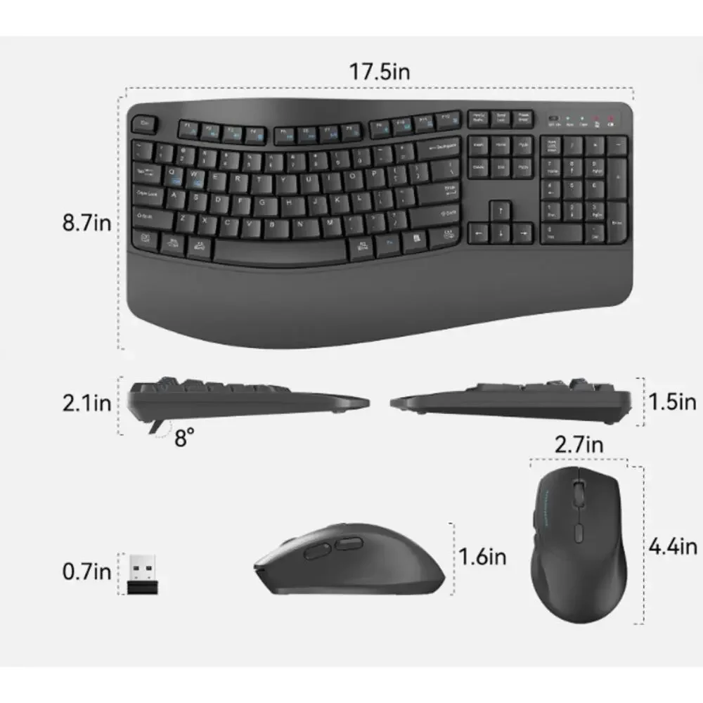 Reccazr ergonomic keyboard