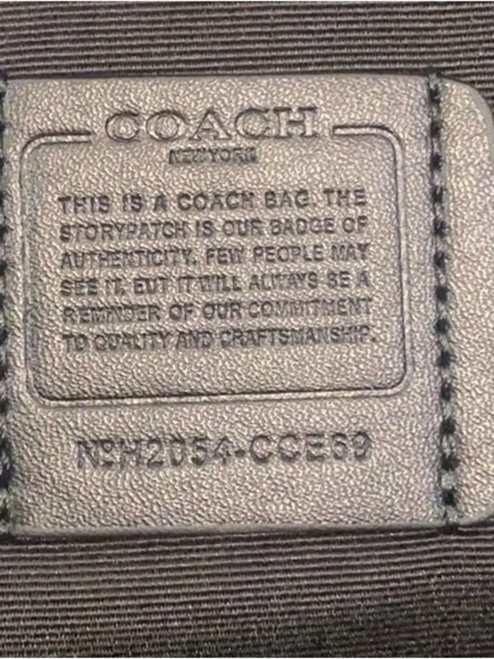 Coach tote playful