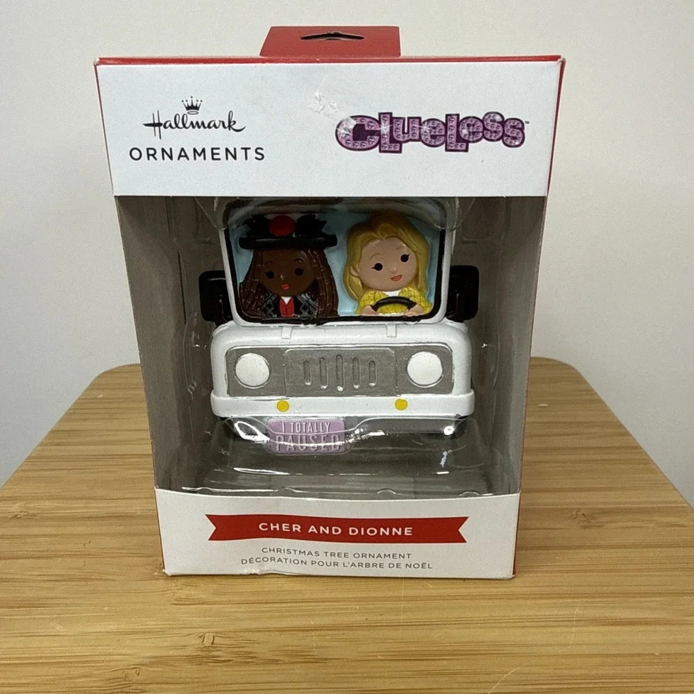 New Hallmark Ornaments Clueless Cher & Dionne‎ Christmas Tree Ornament *NIB*