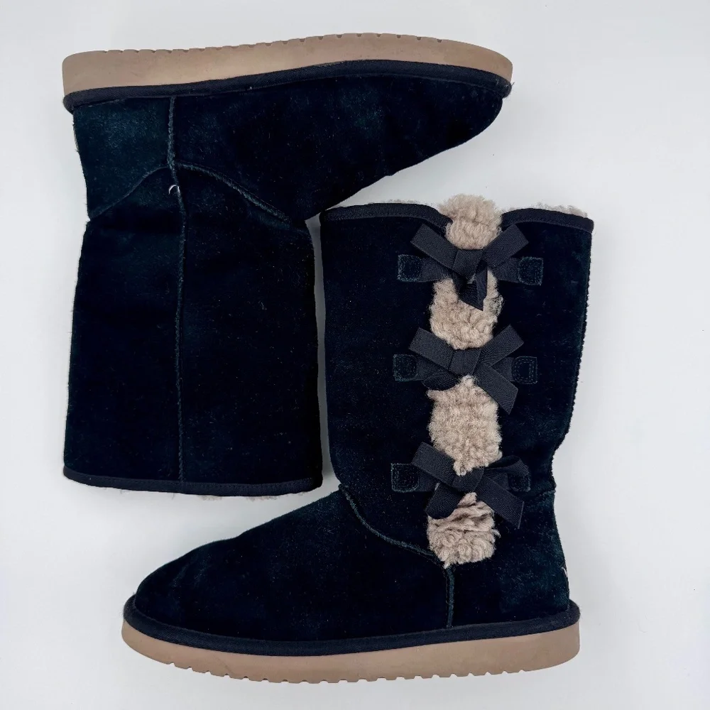 Koolaburra by UGG Victoria Tall: Stylish Women's Mid-Calf Suede & Faux Fur Lined
