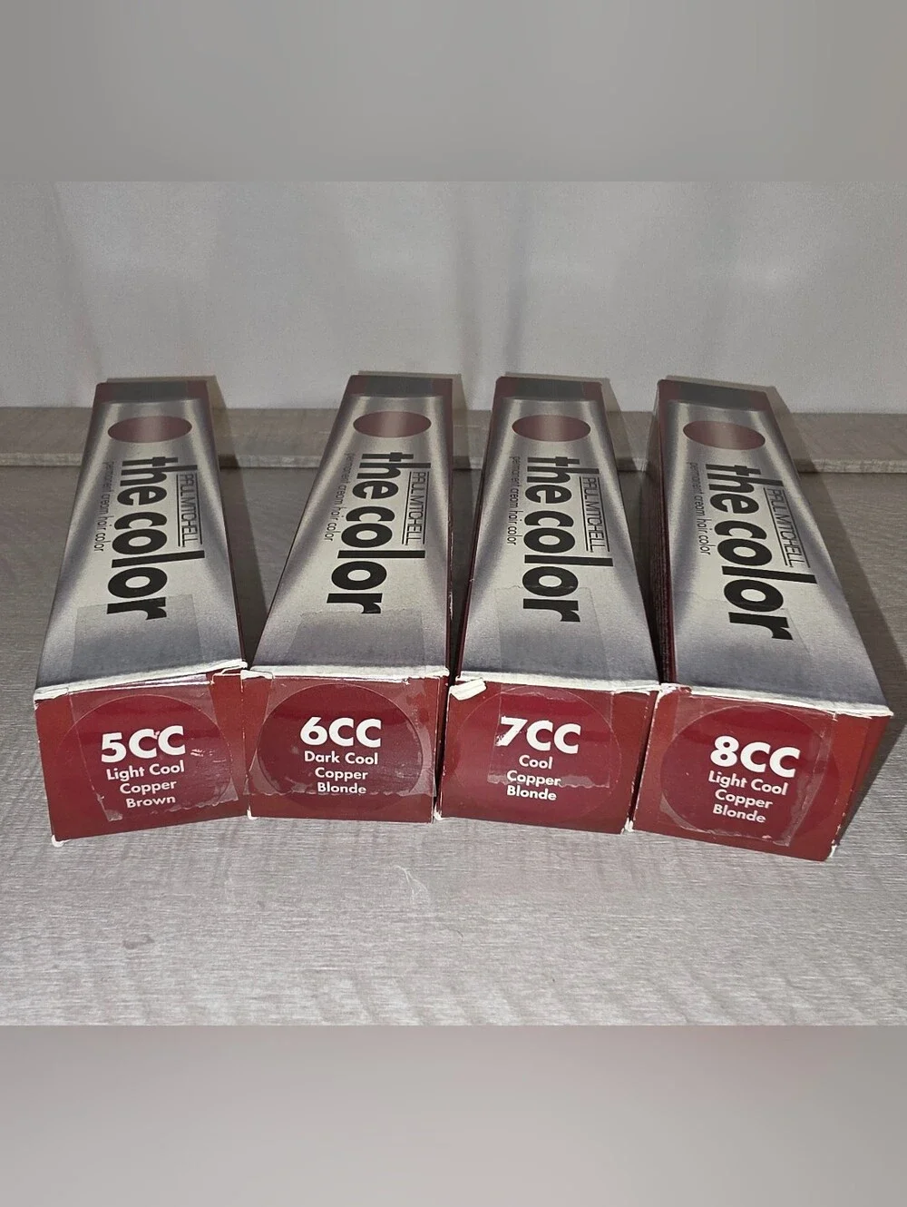 New (4) Paul Mitchell Permanent Cream Hair Color Size 3 fl oz each