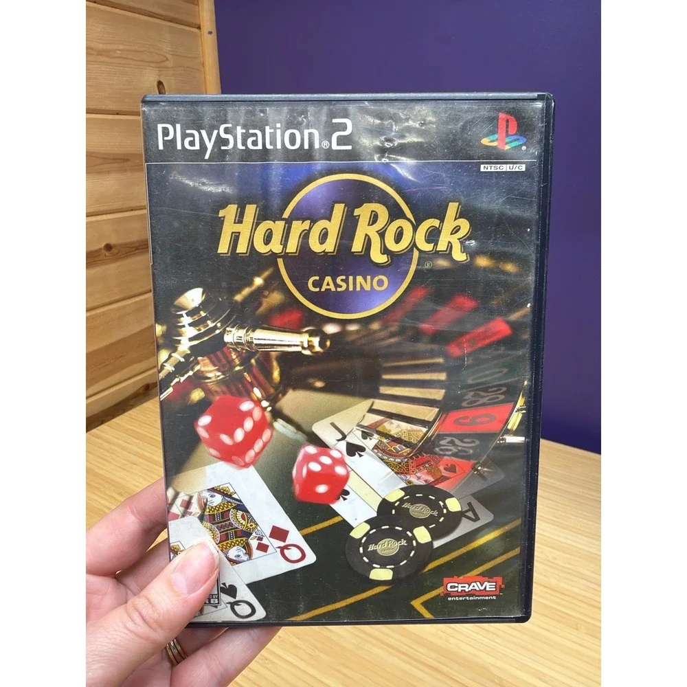 Hard Rock Casino PS2‎ PlayStation 2 Complete CIB Tested Working Manual