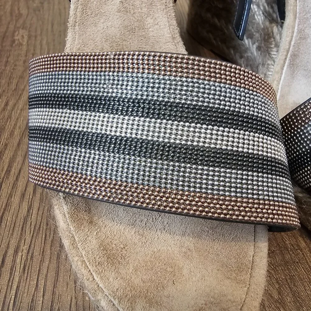 Brunello Cucinelli black leather