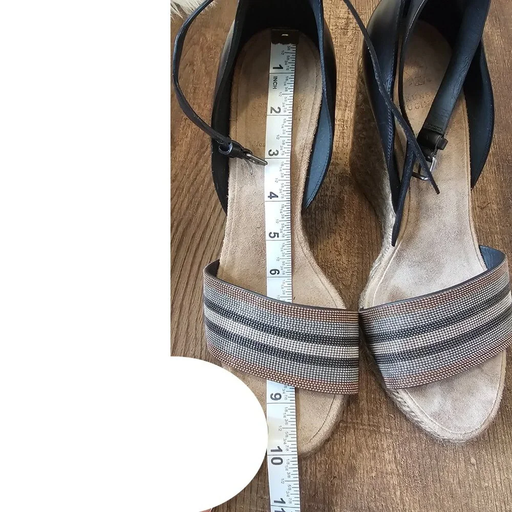 Brunello Cucinelli black leather
