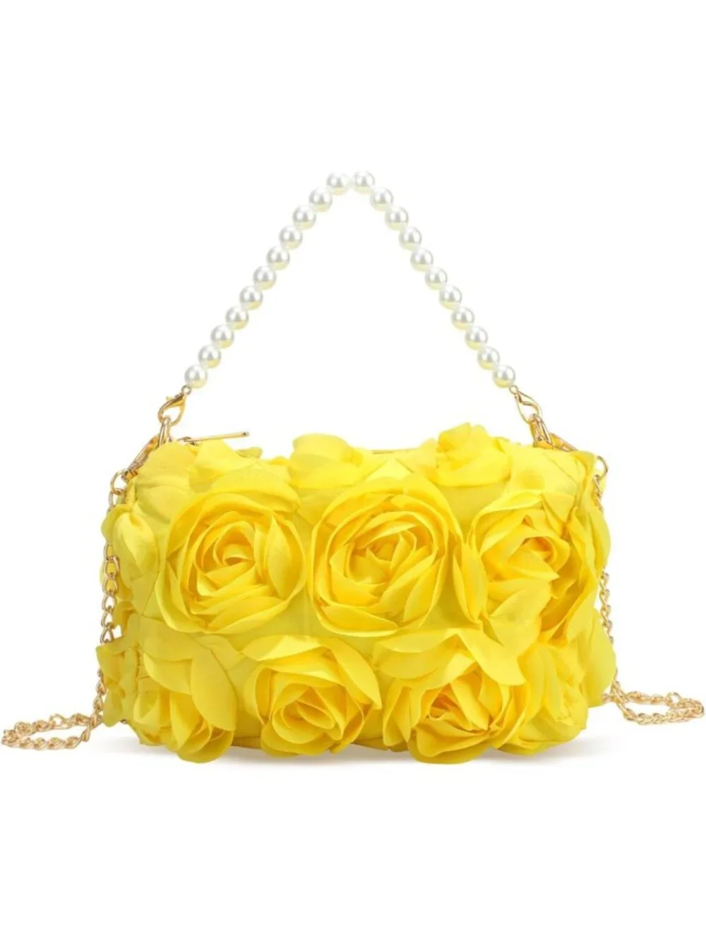 Chic 3D Floral Clutch Purse for Women | Elegant Evening Handbag, Perfect for