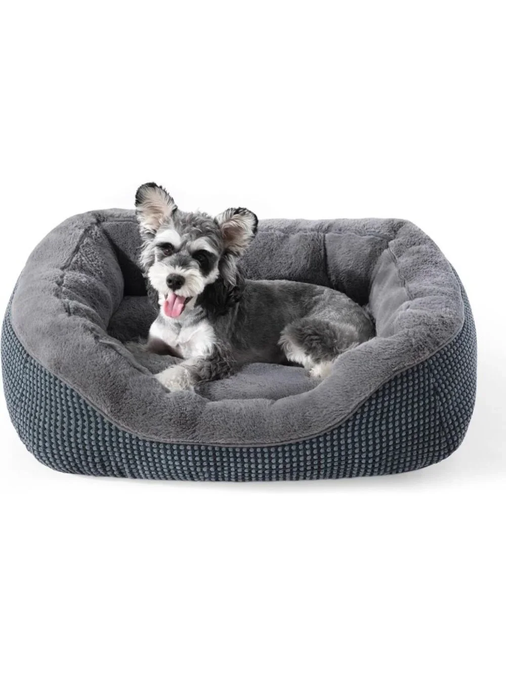 Cozy Orthopedic Small Dog & Cat Bed, Washable, Anti-Slip, Soft Calming Sleep (S)